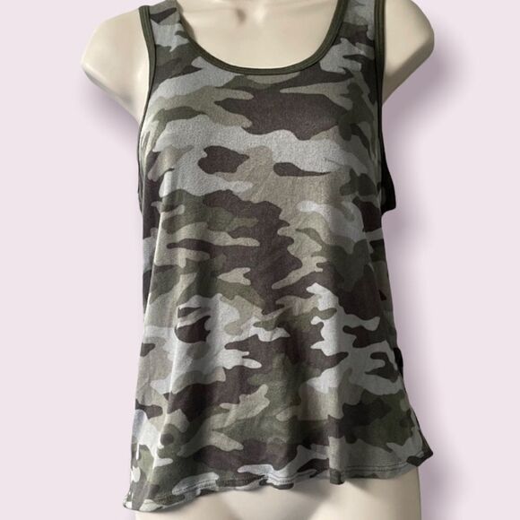 Lucky Brand Camouflage Soft Tank Top Size Small - Picture 1 of 2